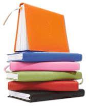 Leather Casebound Ruled Notebooks