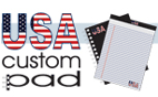 usa custom pad logo